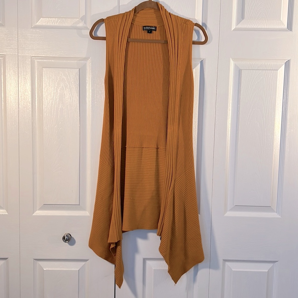Rampage sleeveless cardigan
